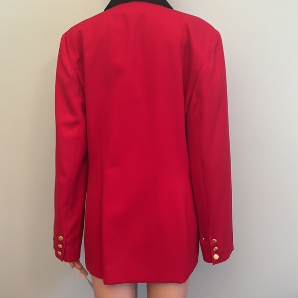 ⭐️ Peter Nygard Red Military Style Blazer/Jacket - Picture 5 of 11